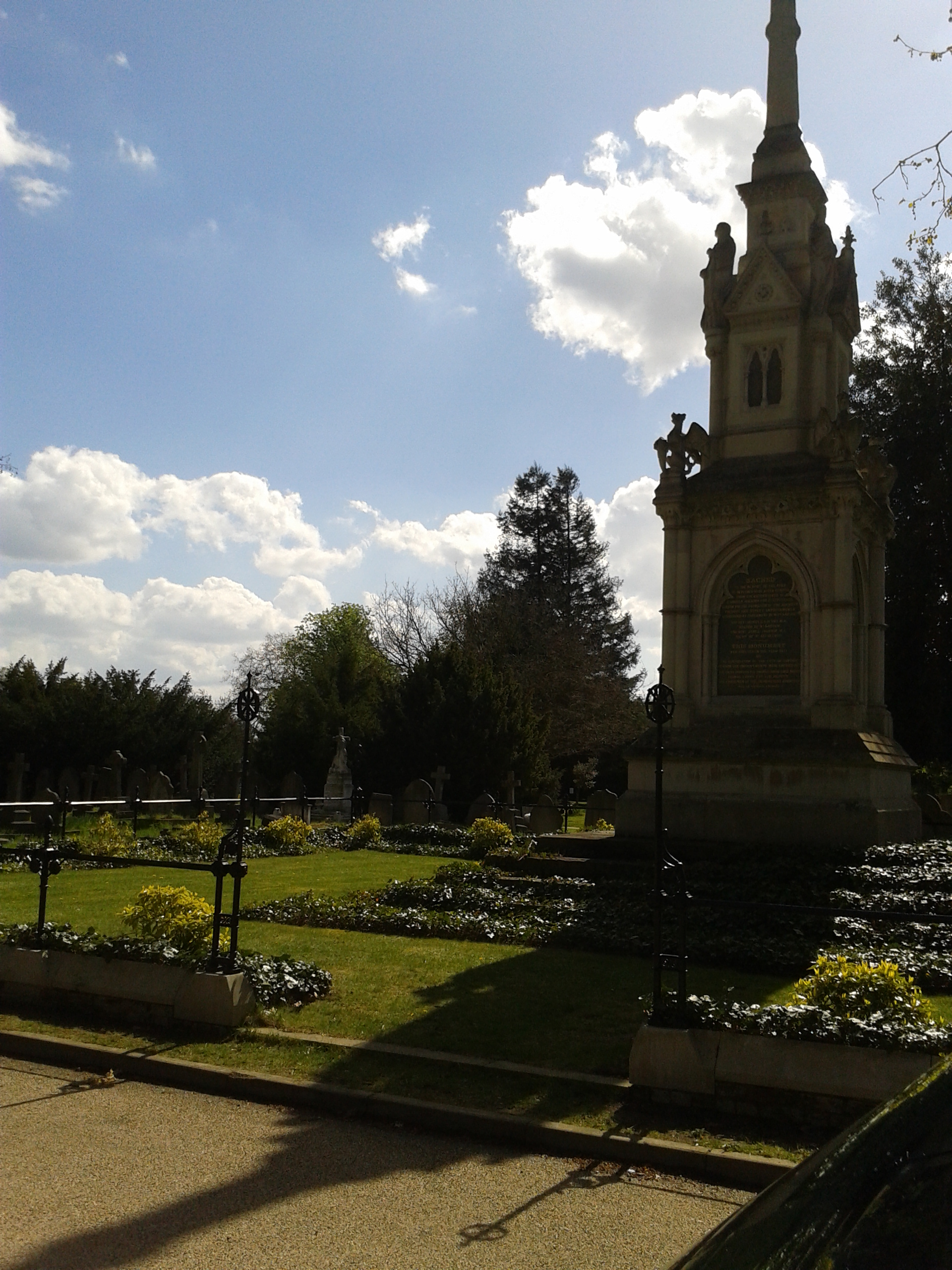 Example of an exhumed churchyard reburied in City of London Cemetery.