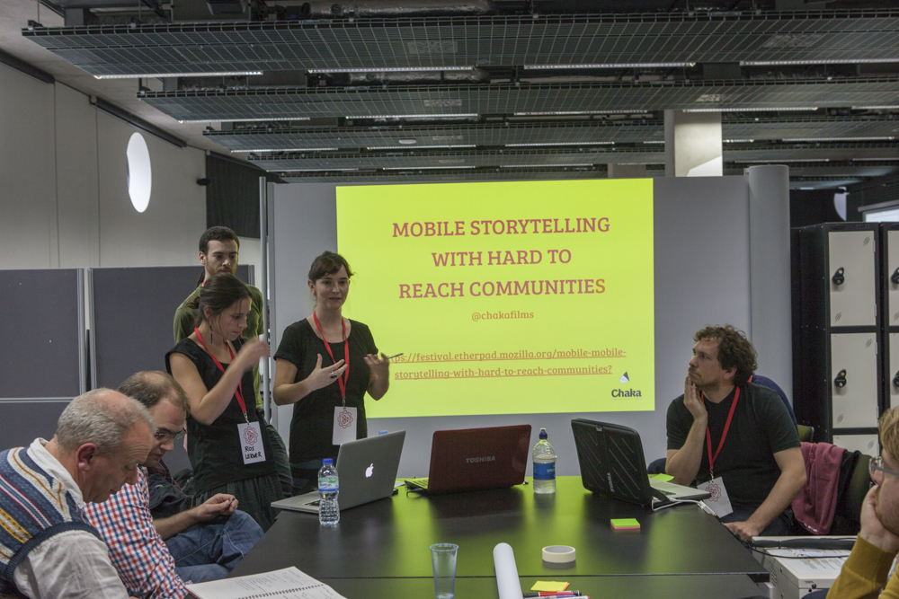 Quipu Project at Mozfest: Mobile Storytelling with Hard to Reach Communities